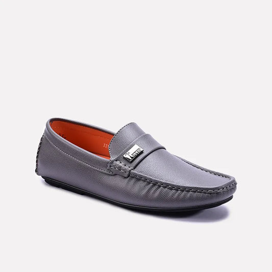 Gray Loafer Shoes 0130971