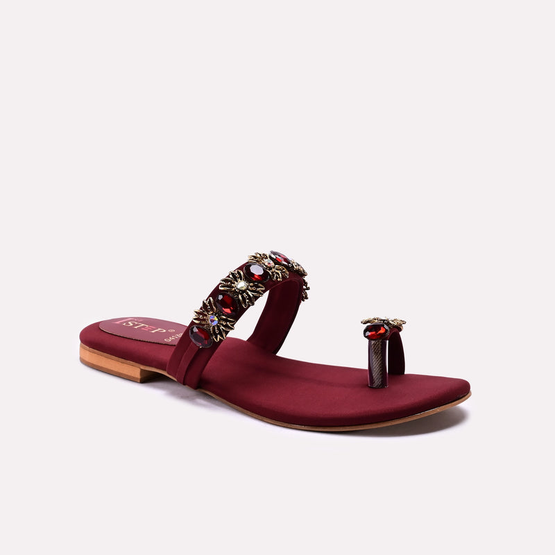 Fancy Slipper Maroon 0413873