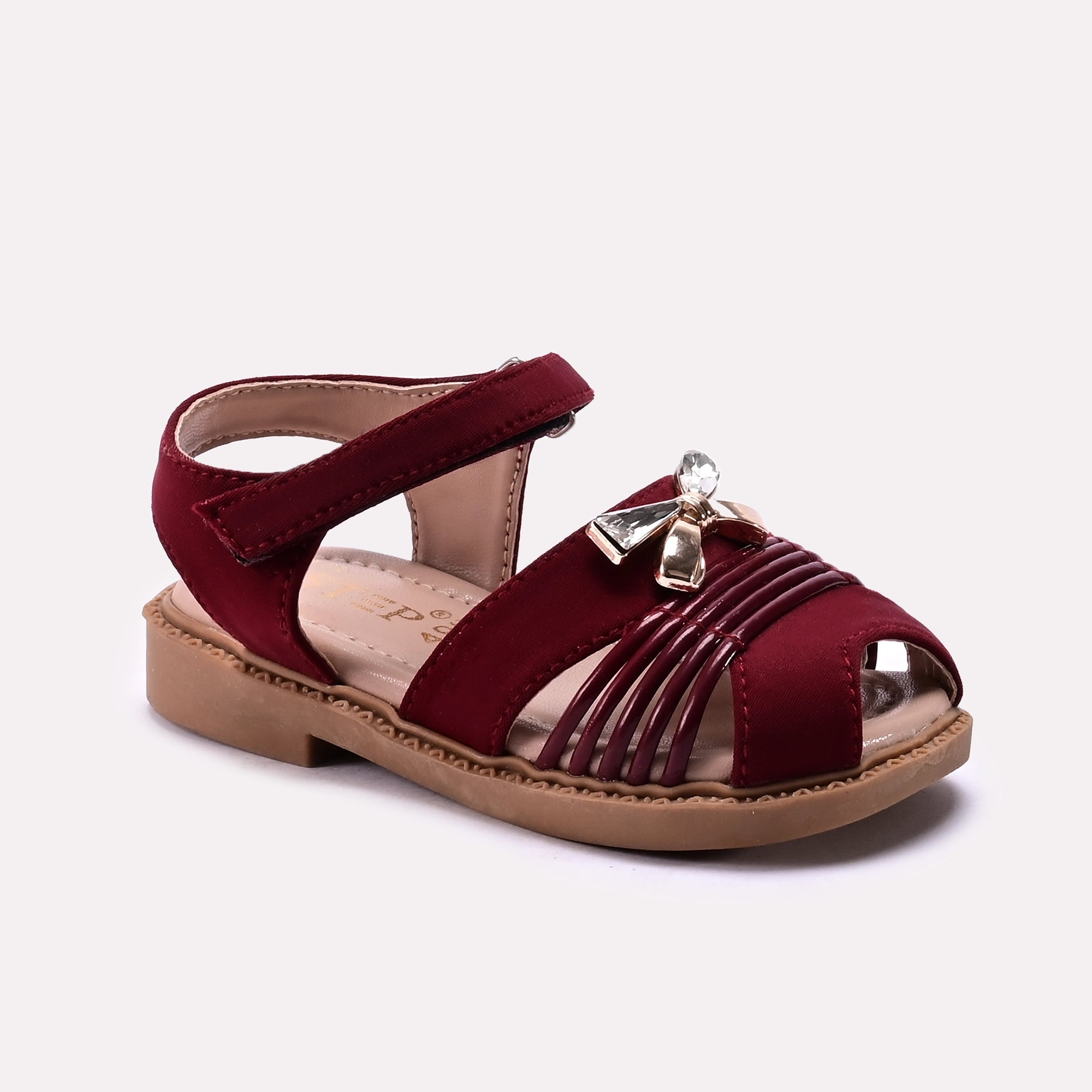 Baby Fancy Sandal Maroon 0721214