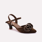 Fancy Court Shoes Brown 0450073