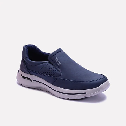 Blue Comfy Slip On Sneakers 0120567