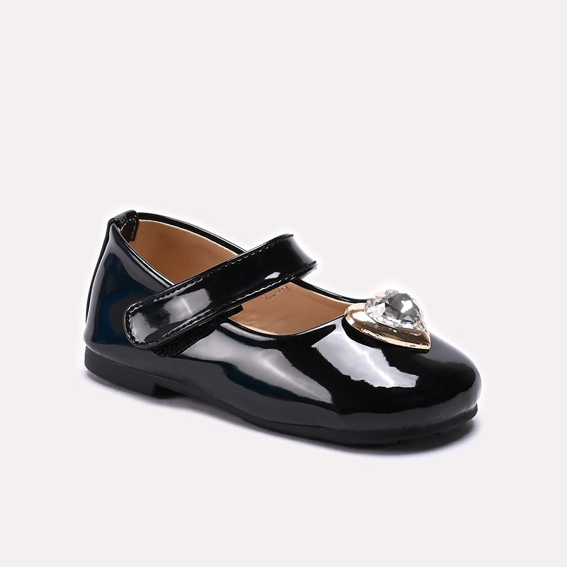 Girl Fancy Pumps Black 0710670
