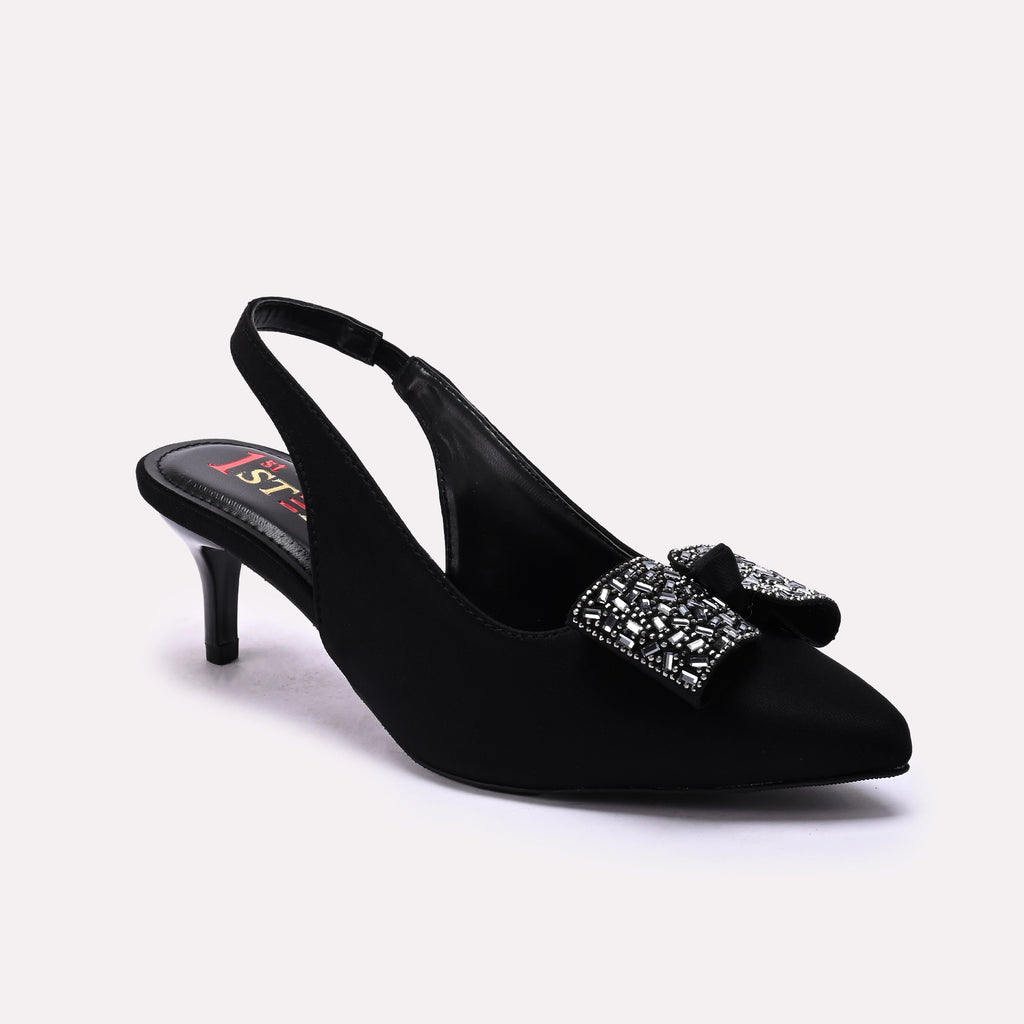 Fancy Court Shoes Black 0450219