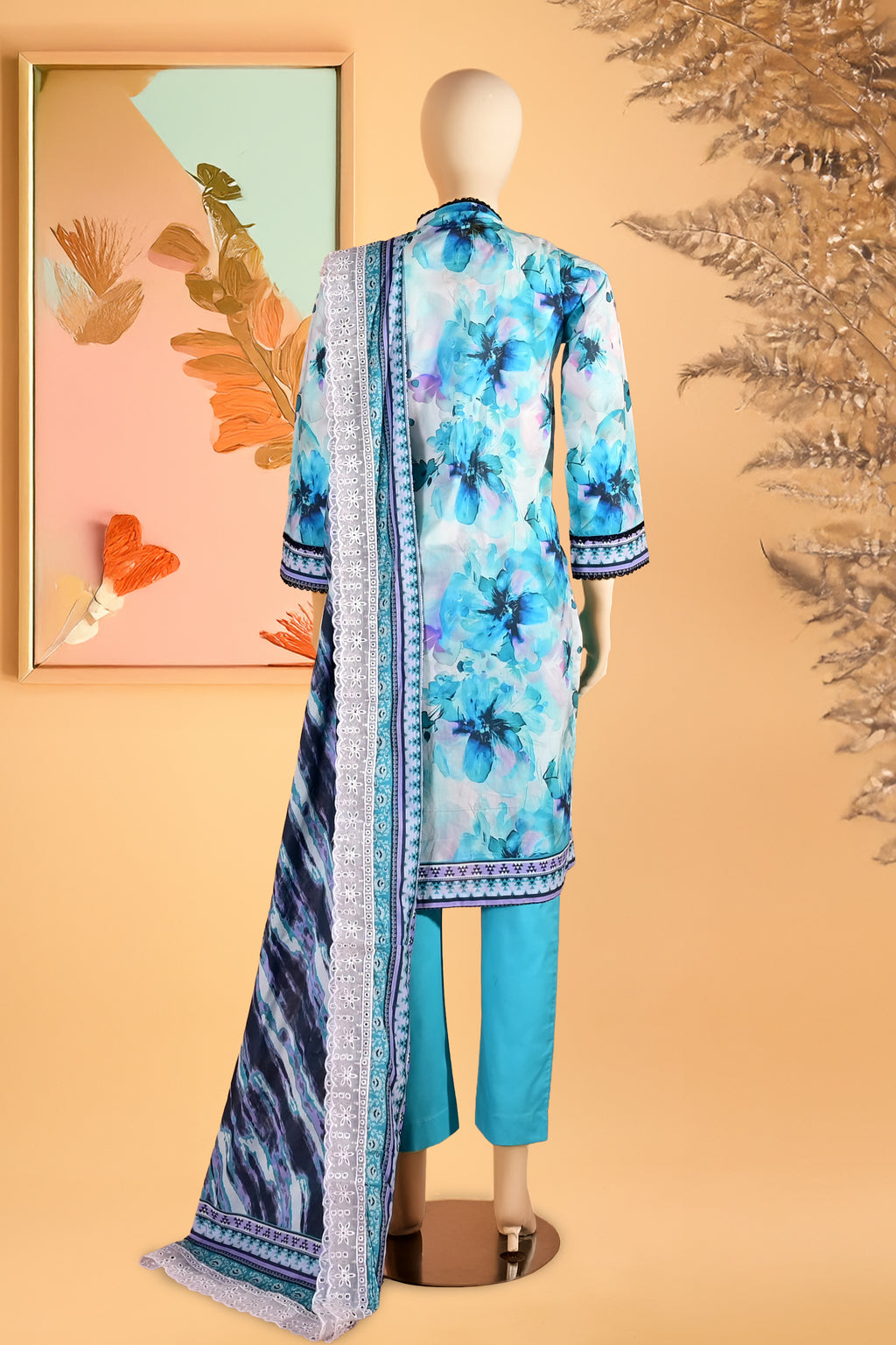 Serenelle – 3 Piece Stitched Lawn Suit 15R1145