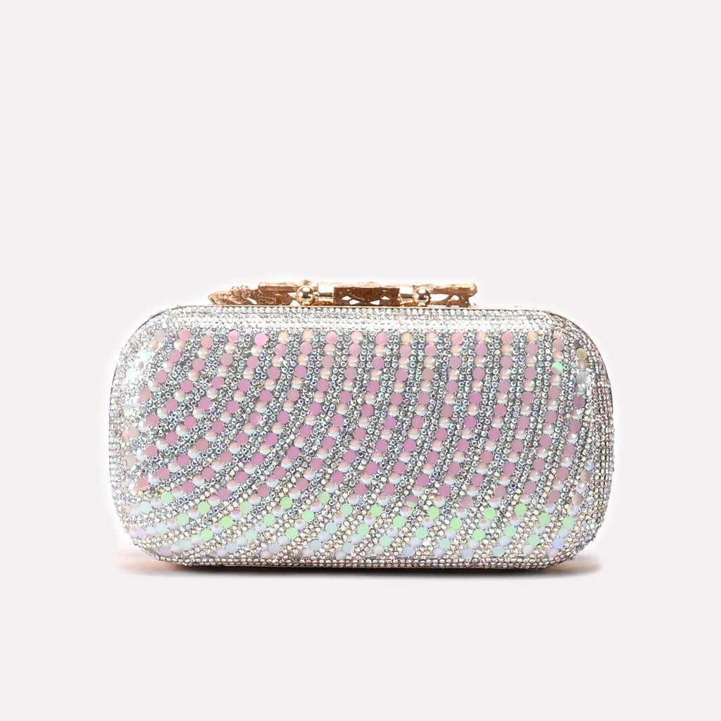 Casual Clutch Silver Multi 0315998