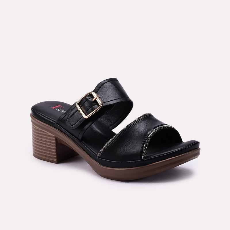 Black Casual Slipper 0413416