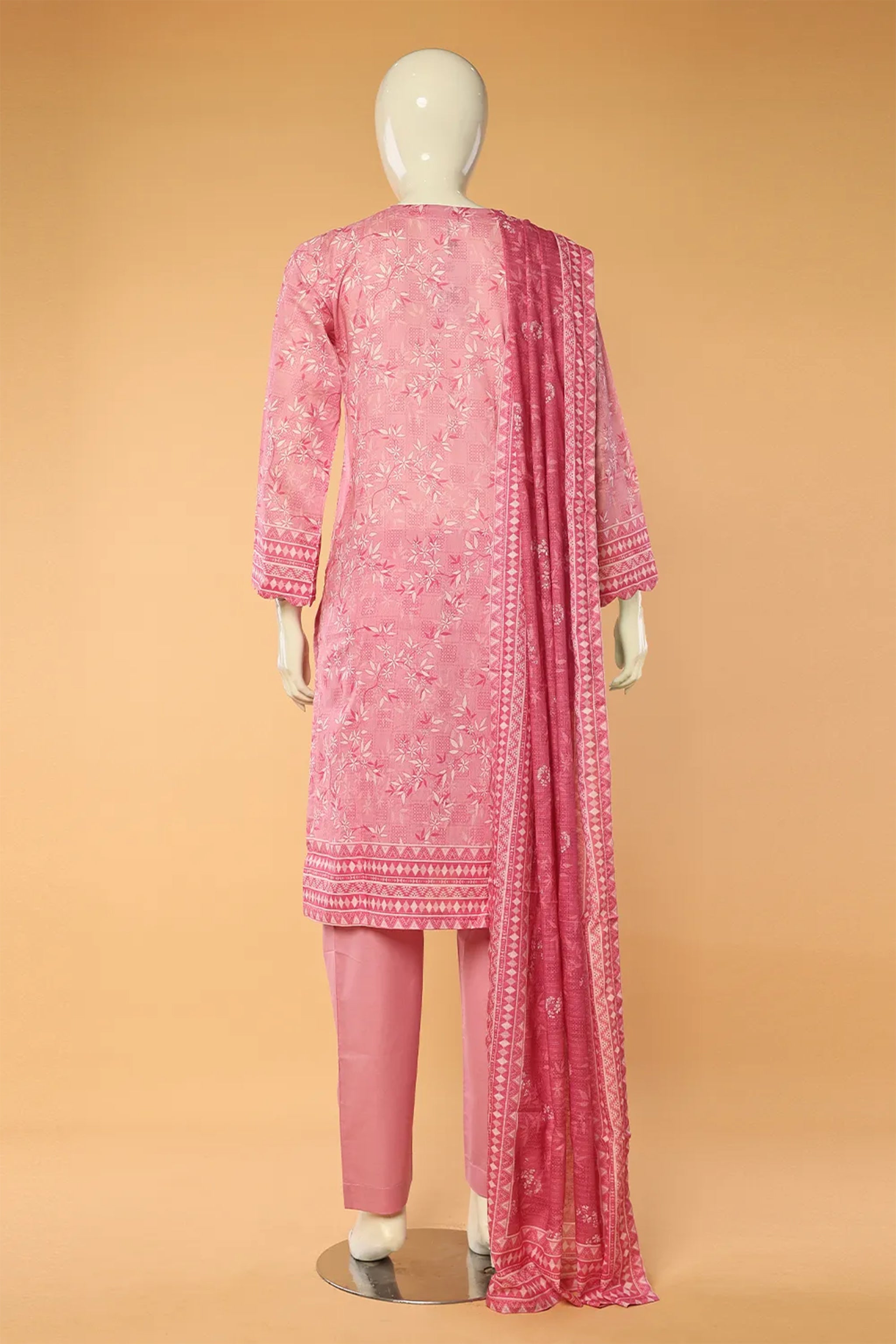 Blush 3 Pc Printed Lawn Suit 15D0098