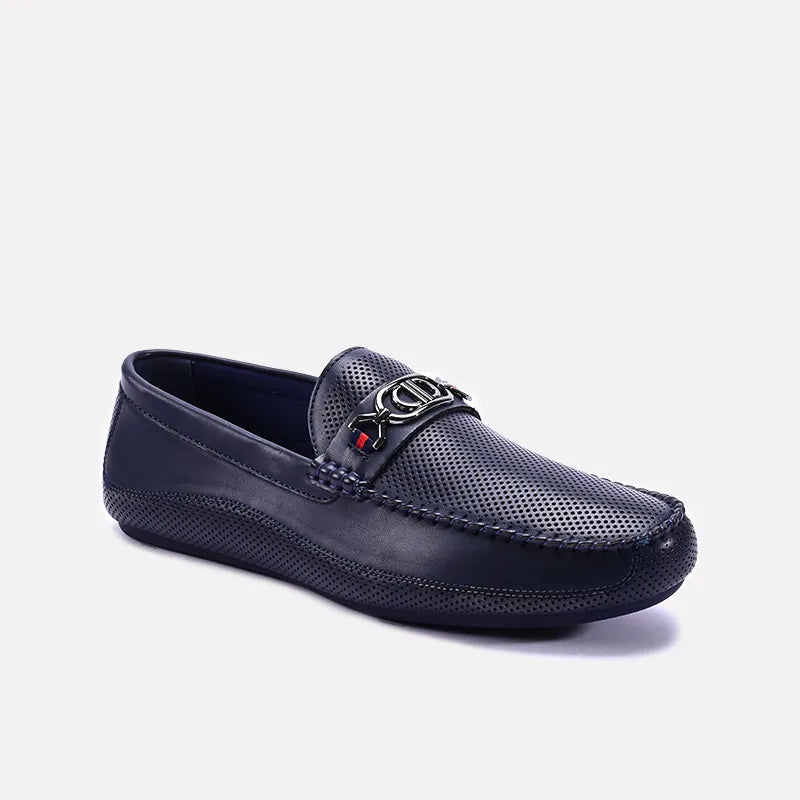 Blue Loafer Shoes 0130975