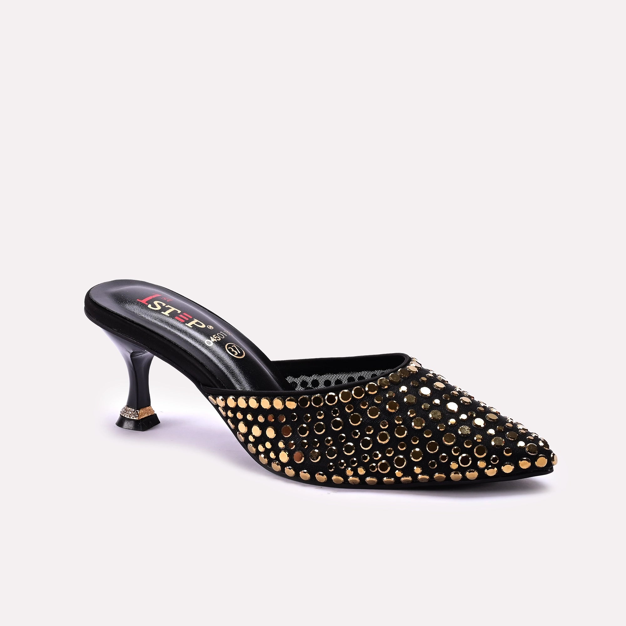 Fancy Court Shoes Black 0450116