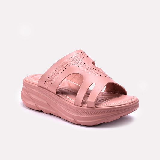Pink Casual Slippers For Women 0413275