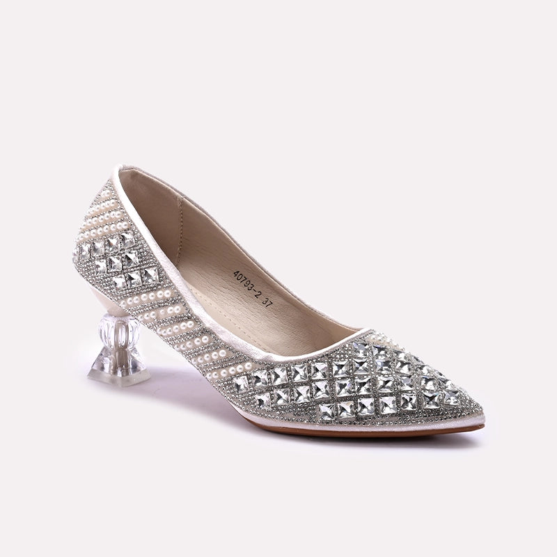 Bridal Court Shoes Fawn 0450178