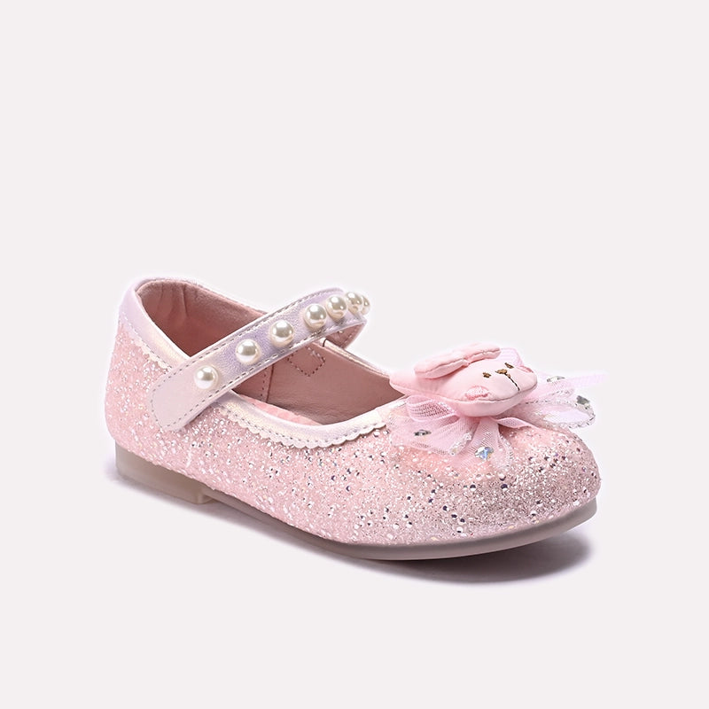 Girl Fancy Pumps Pink 0710703