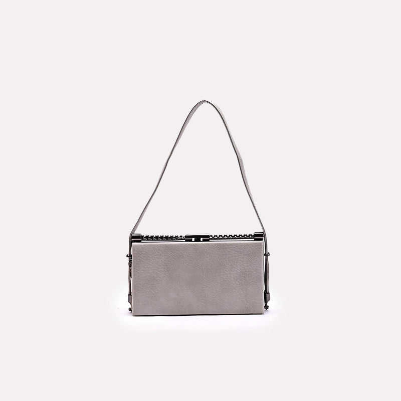 Light Gray Casual Hand Bags 0321967