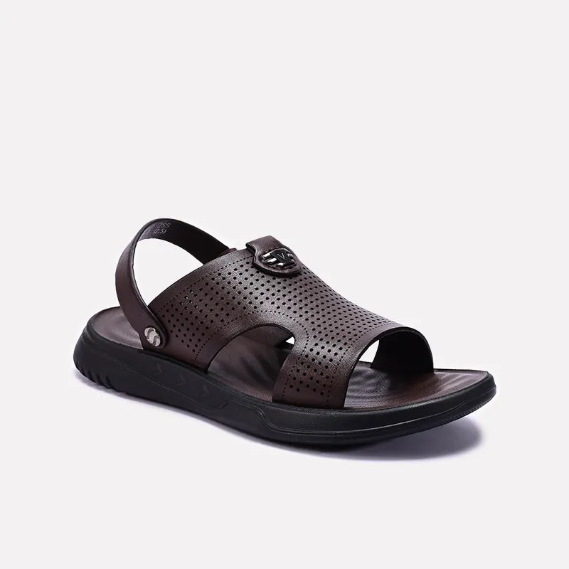 Brown Casual Sandals For Men
