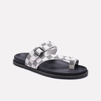 White Mens Casual Slippers 0151123