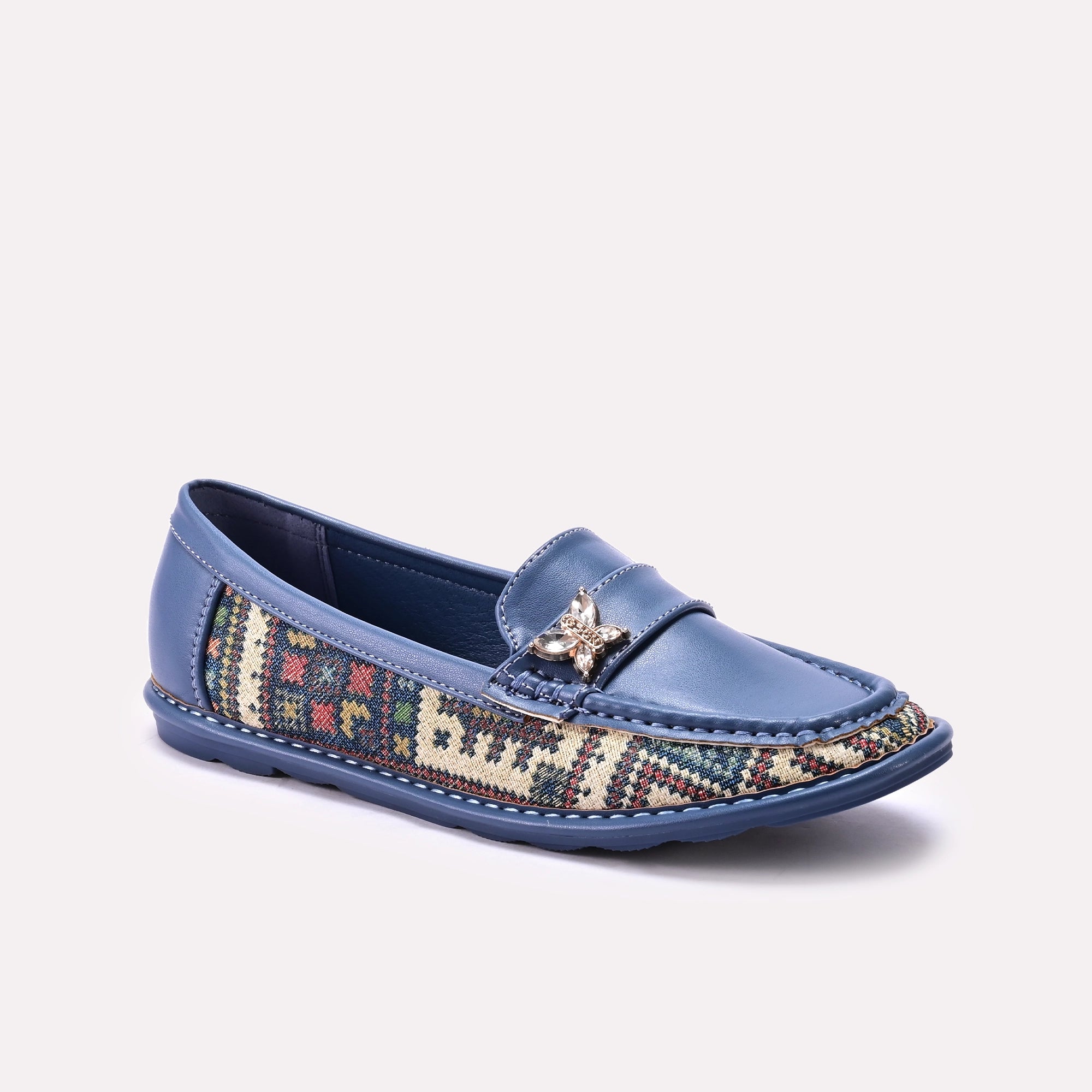 Moccasin Shoes Blue 0440975