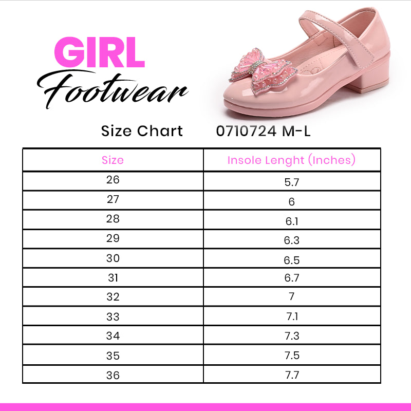 Girl Fancy Pumps Pink 0710724