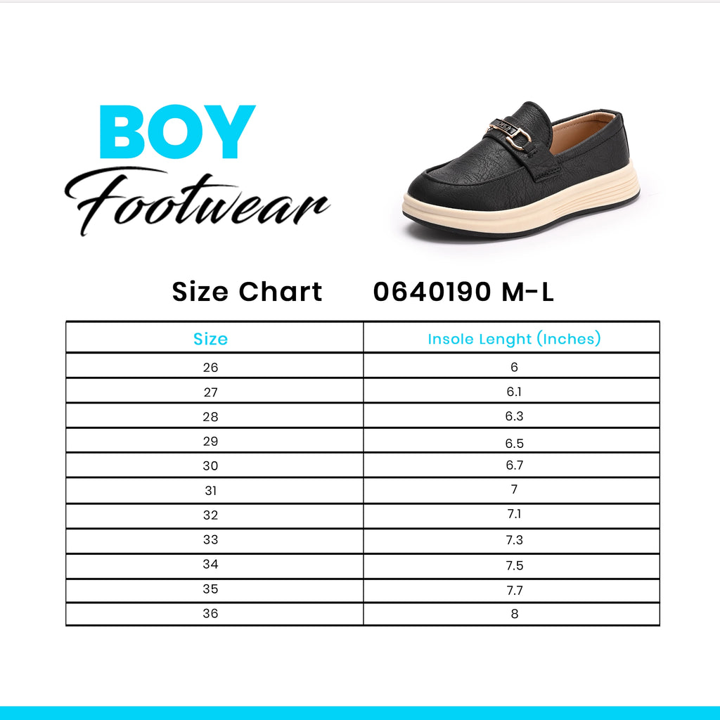 Boy Loafer Shoes Black 0640190