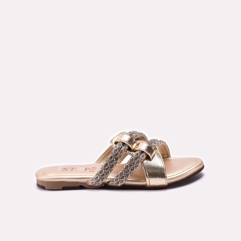 Baby Fancy Slipper Golden 0730395