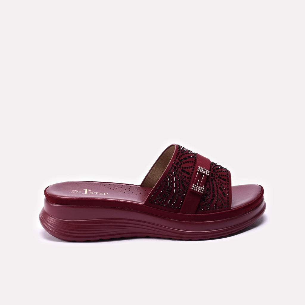 Casual Slipper Maroon 0414032