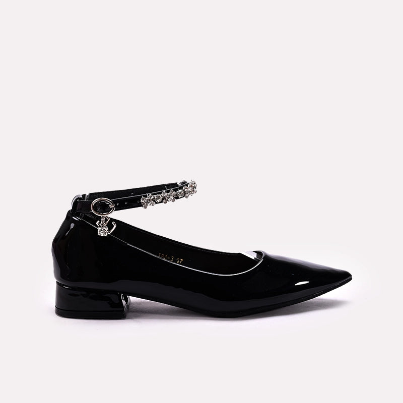 Fancy Court Shoes Black 0450154