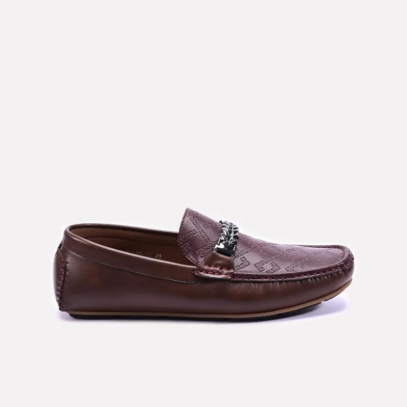 Brown Loafer Shoes 0130944