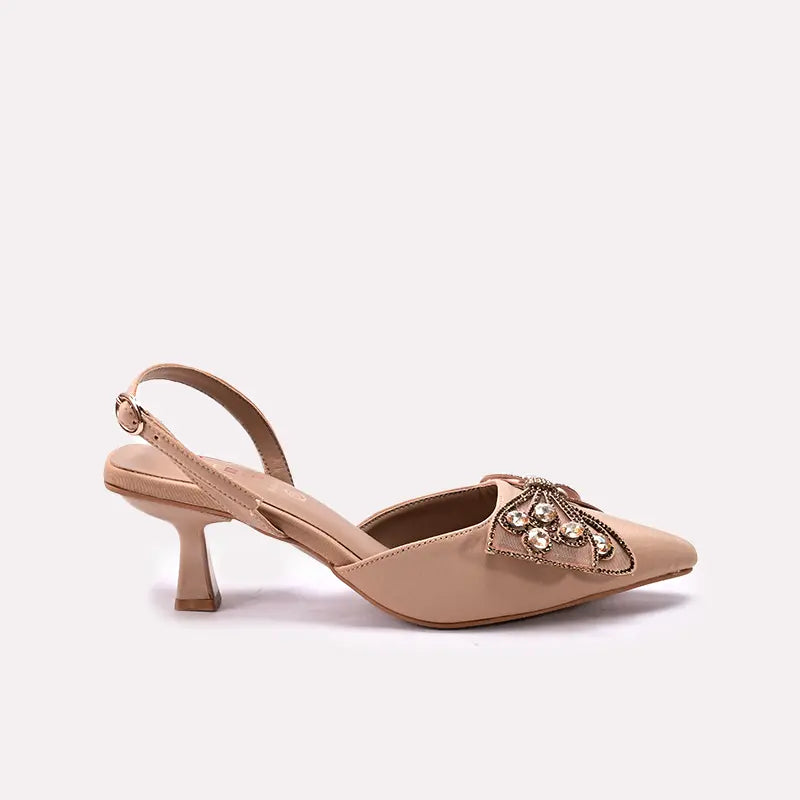 Fancy Court Shoes Fawn 0450124