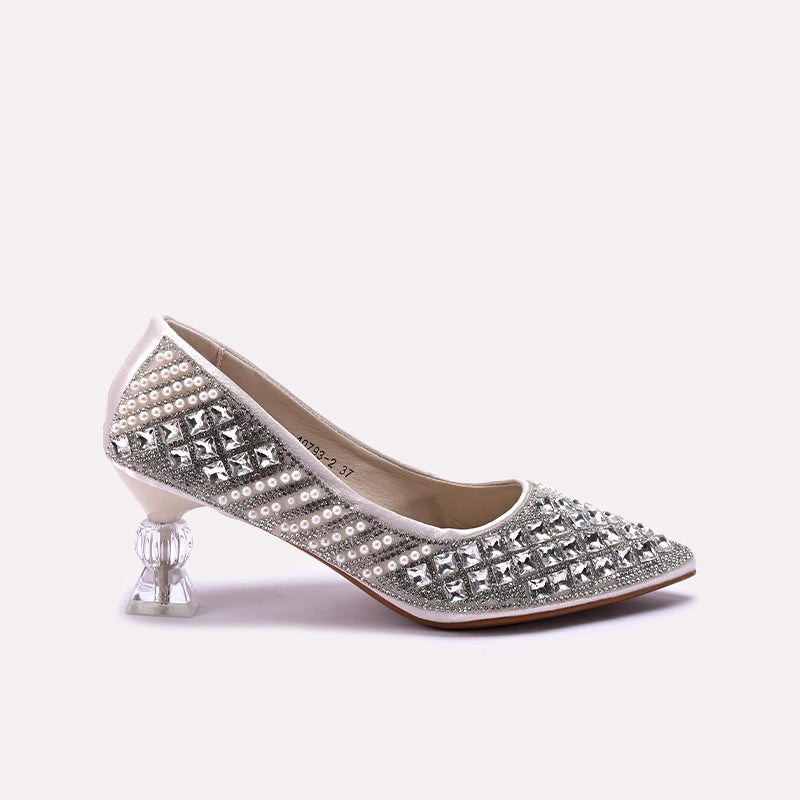 Bridal Court Shoes Fawn 0450178