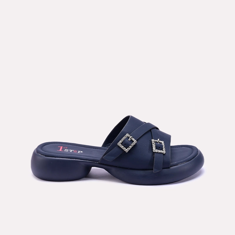 Blue Chunky Fancy Slippers 0413251