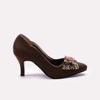 Bridal Court Shoes Brown 0450067