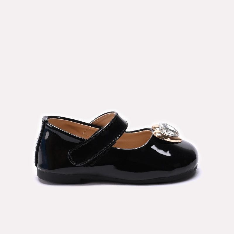 Girl Fancy Pumps Black 0710670