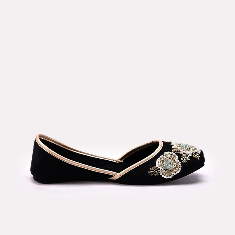 Fancy Khussa Black 0460006