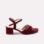 Casual Sandal Maroon 0421818