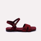 Fancy Sandal Maroon 0421739