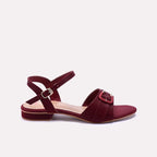 Maroon Casual Sandals 0421354
