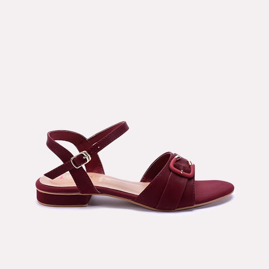 Maroon Casual Sandals 0421354