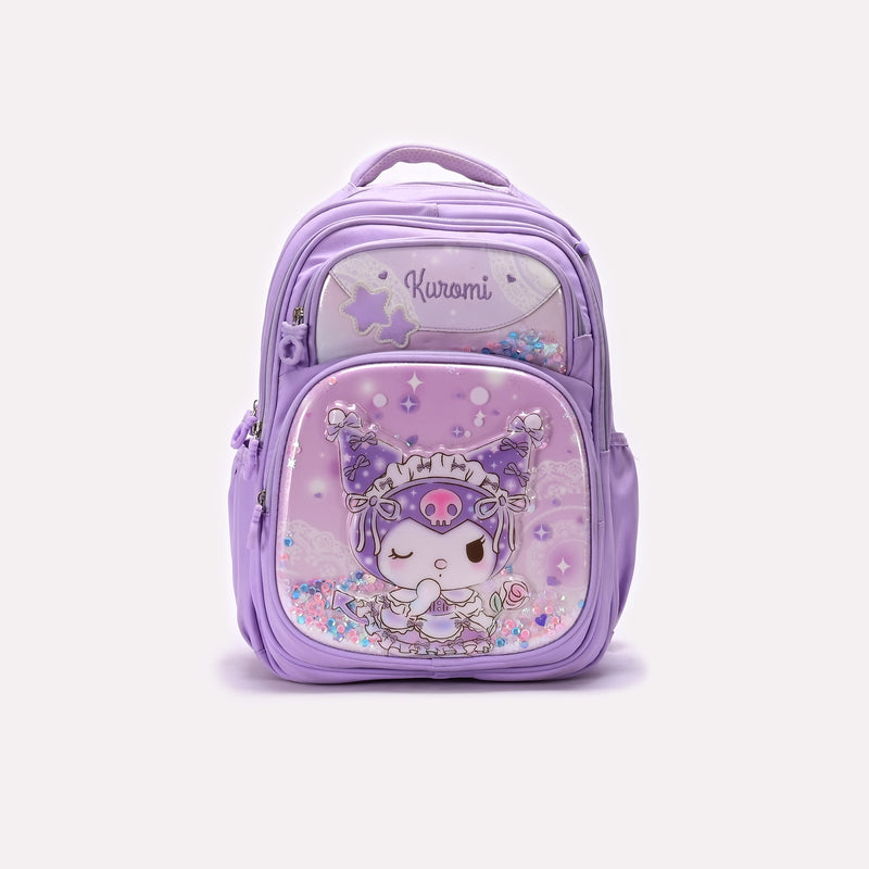 School Backpack Purple 0820778