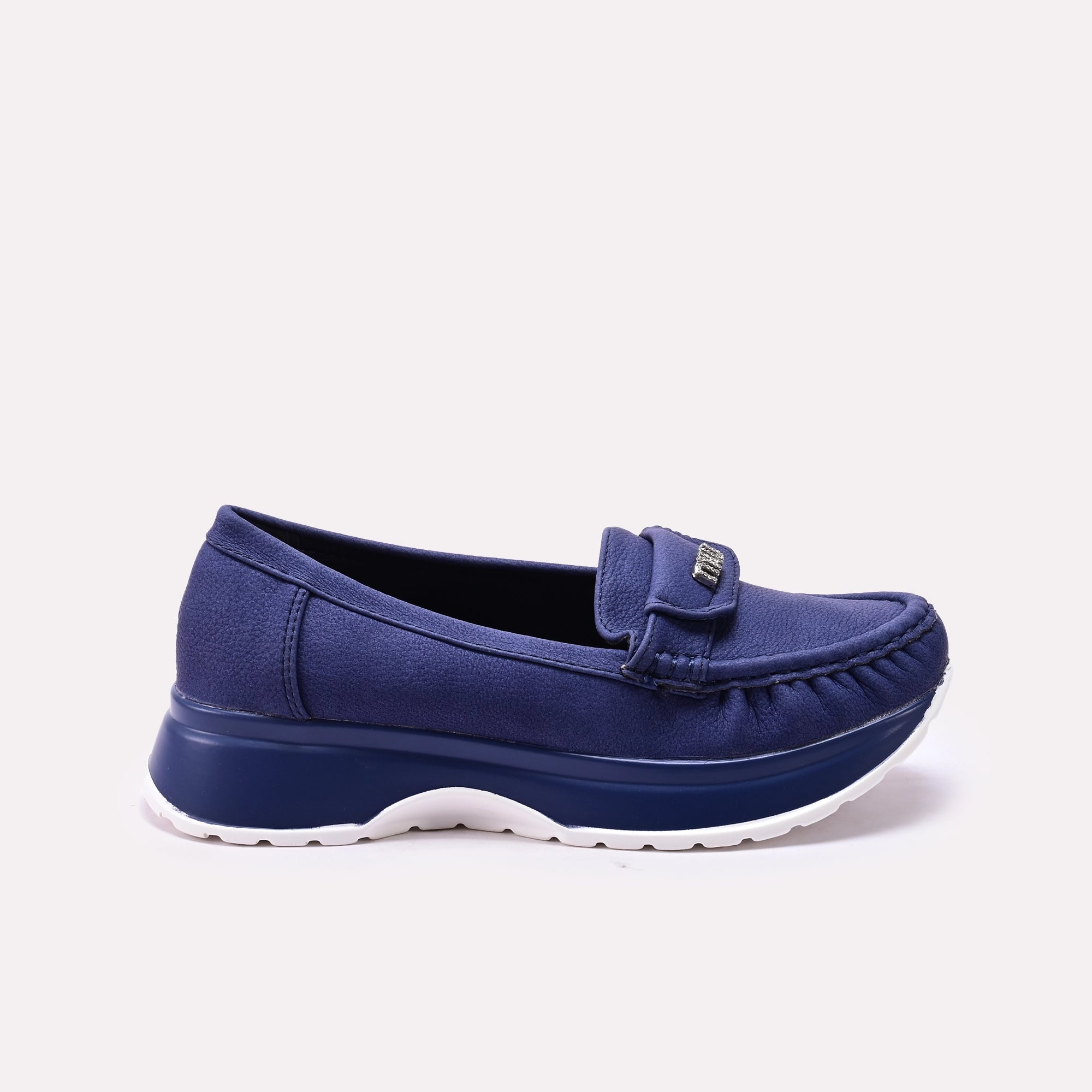 Moccasin Shoes Navy Blue 0440949
