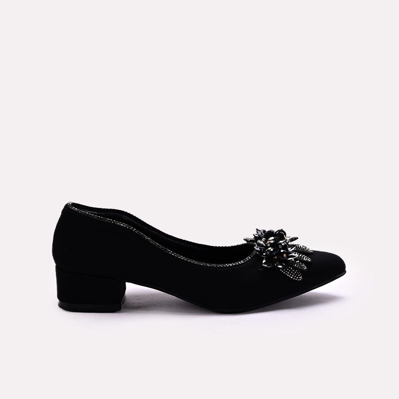 Bridal Court Shoes Black 0450068