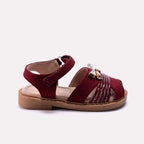 Baby Fancy Sandal Maroon 0721214