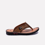 Mens Khaki Casual Flip Flops