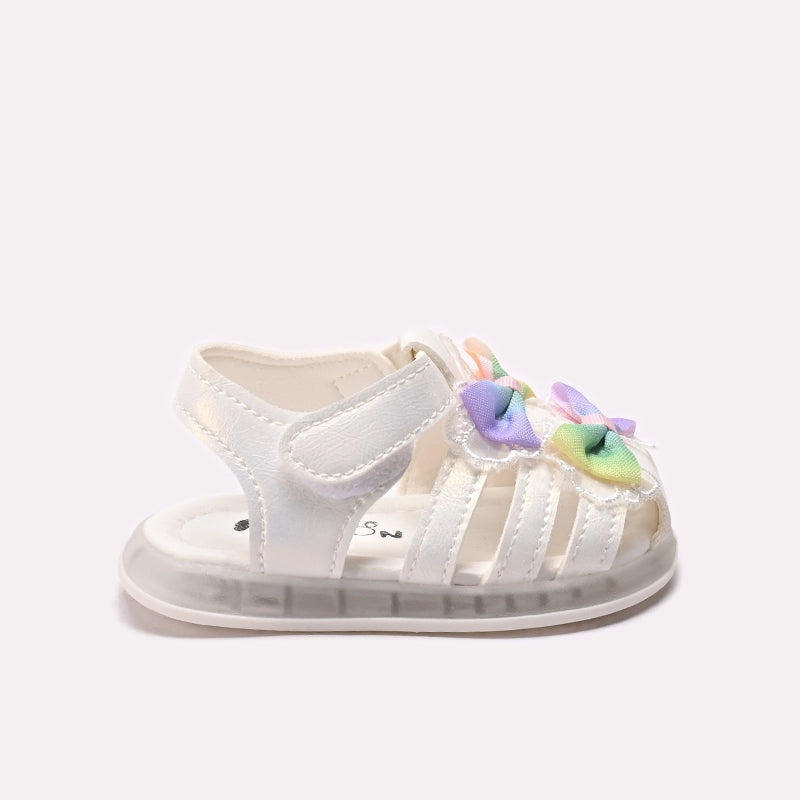 Girl Fancy Sandal White 0721390