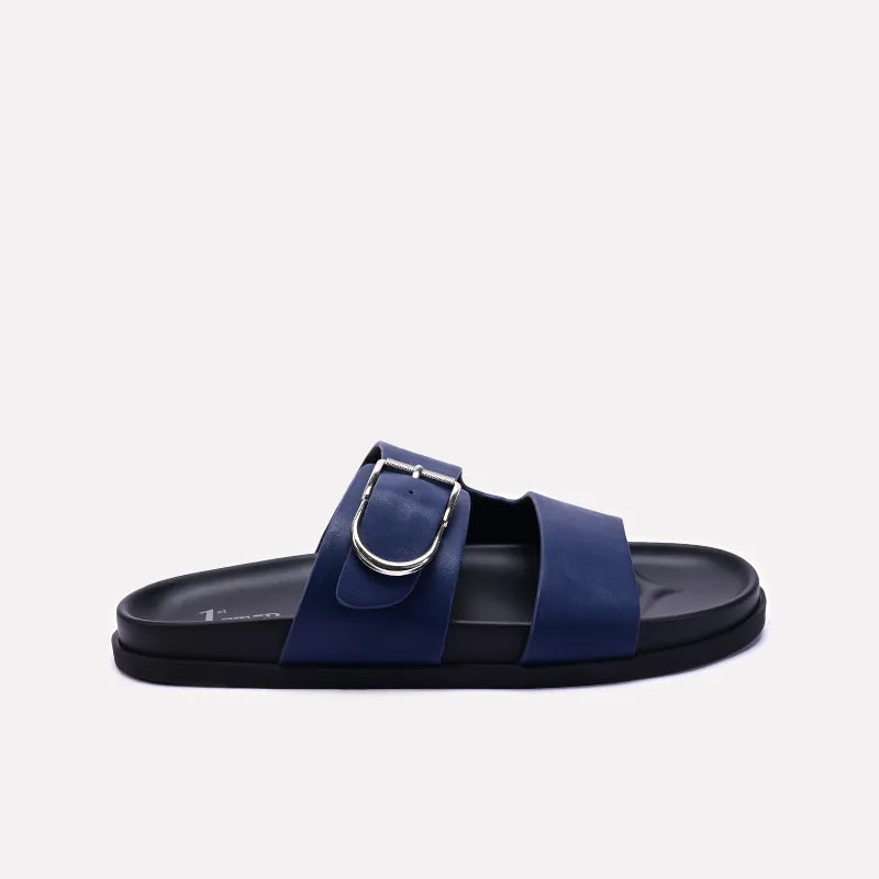 Blue Casual Slides For Men 0151108