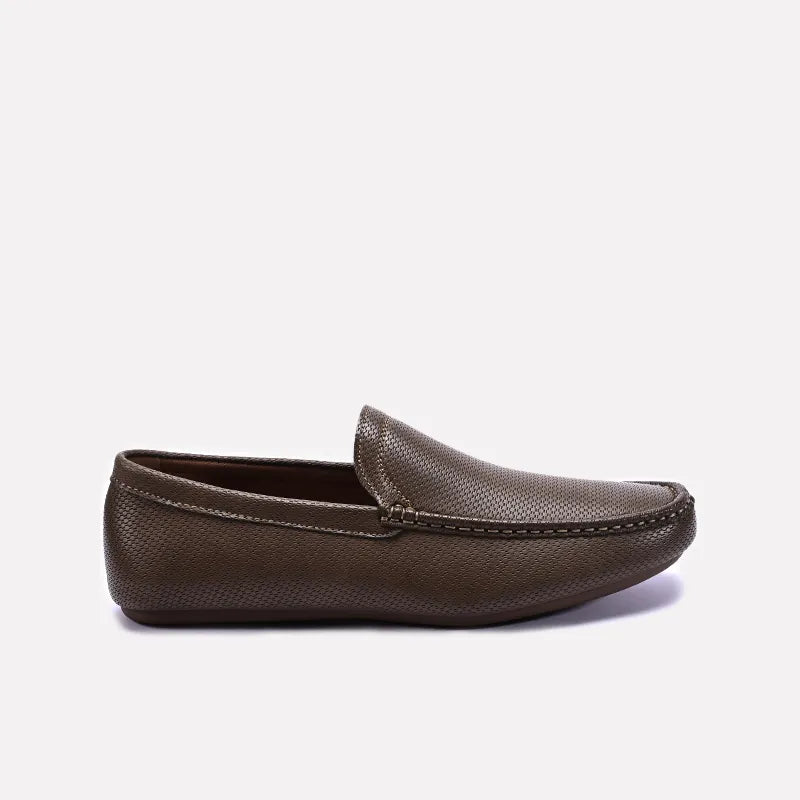 Khaki Loafer Shoes 0130973