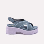 Blue Chunky Casual Sandals 0421384