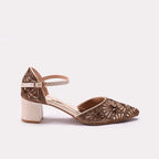 Bridal Court Shoes Golden 0450099