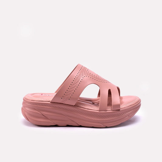 Pink Casual Slippers For Women 0413275