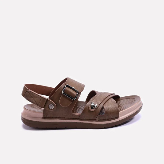 Khaki Casual Sandals For Men