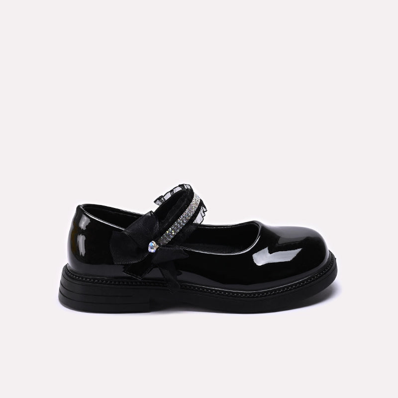 Girl Fancy Pumps Black 0710699