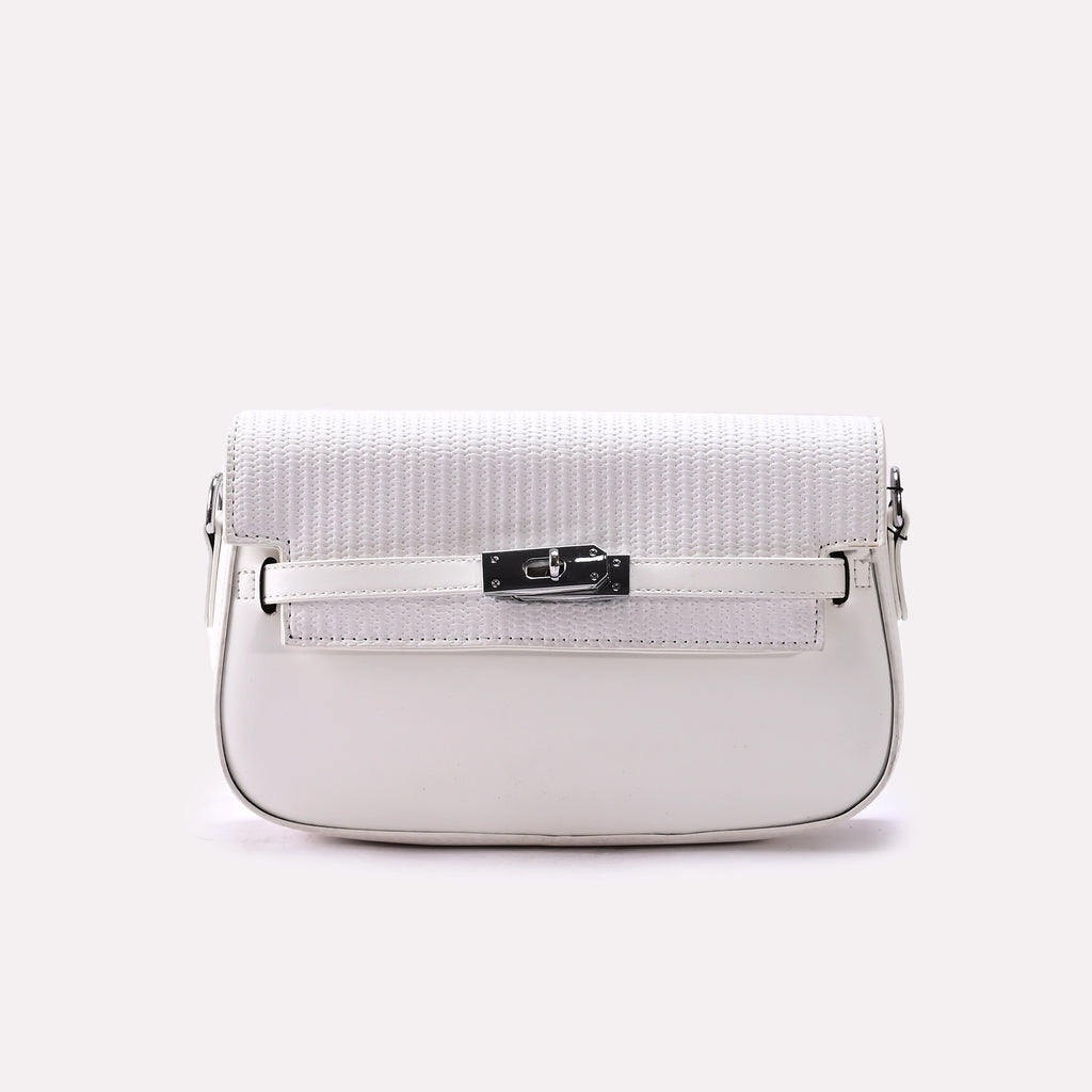 Casual Hand Bags White 0322189